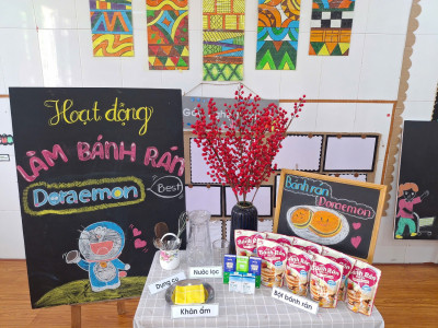 HOẠT ĐỘNG LÀM BÁNH ĐOREMON